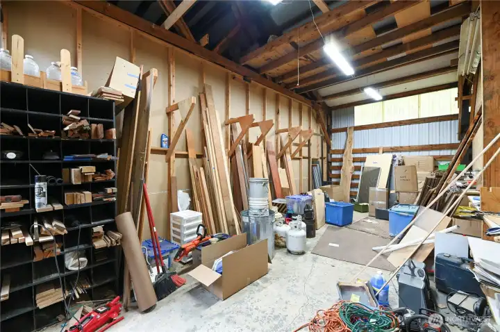 Storage Area Next To Shop Area
