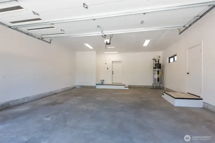 Generous sized garage