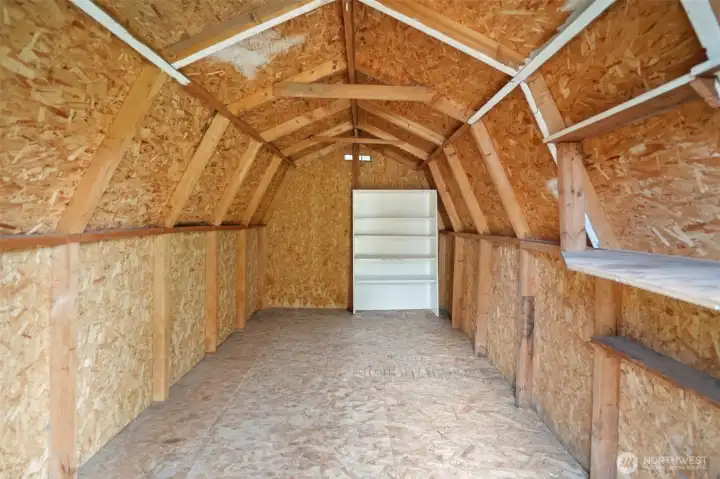Interior of Shed