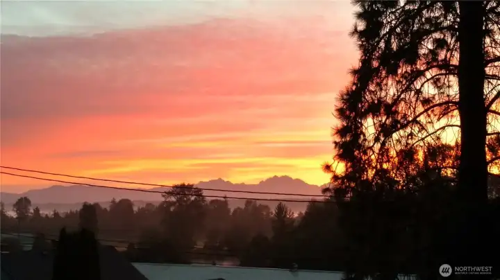 Beautiful sun rise views.