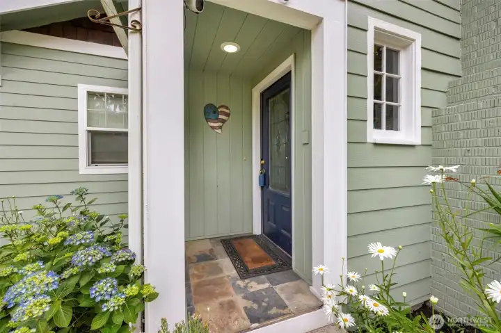 Front entry to this charming home.