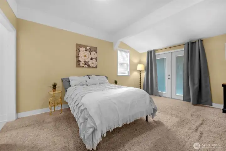 Primary bedroom is larger than this picture shows.