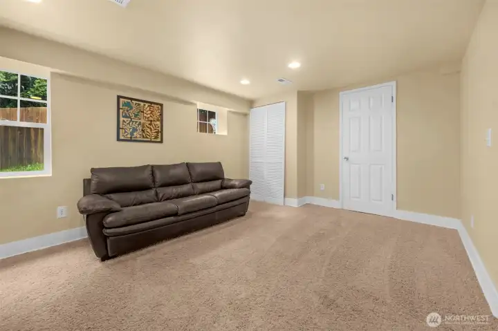 Family room on the lower.