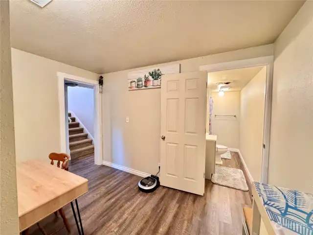 Another view of this awesome space. LVP flooring on this level of the home also.