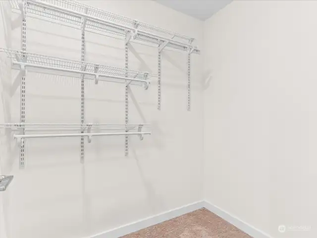 Walk-in closet.