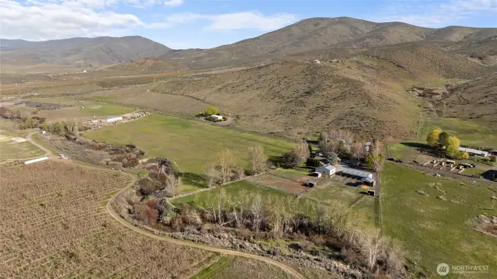 Looking toward Canyon Road and Yakima River