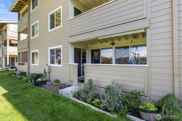 Great walk out opportunity from your back deck w/a gate.