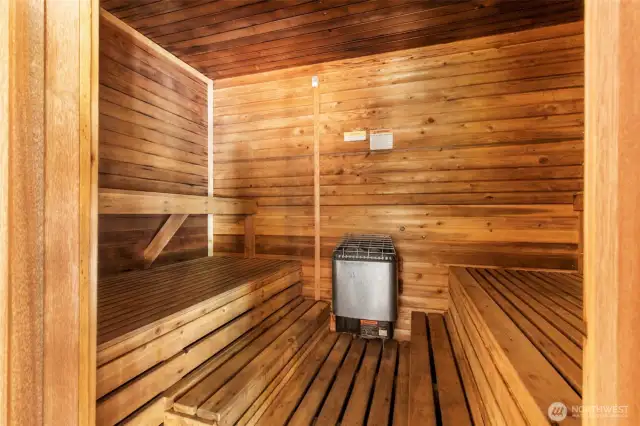 Sauna in the community space