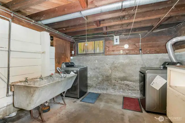Basement Laundry Area
