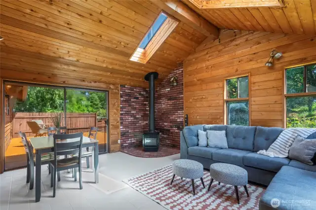 Could be used as an additional living space, guest space, office or for crafts or hobbies.