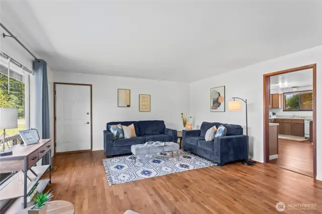 Space to relax and then step into the kitchen...