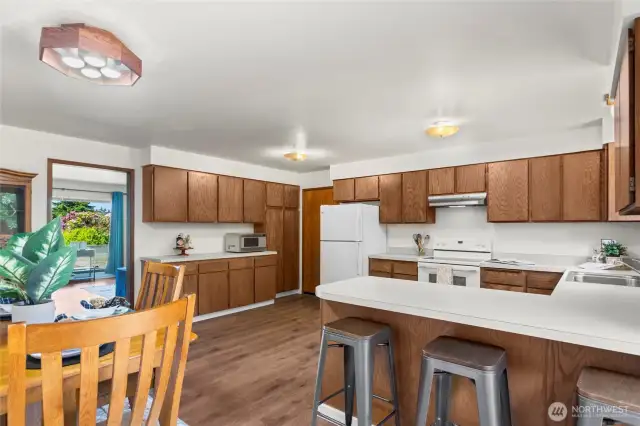 Space for a table, or right at the counter if you pull up a stool!