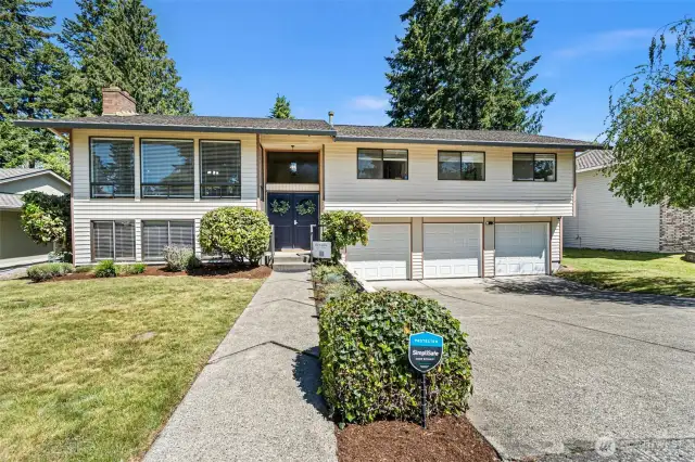 Entry + 3 Car Garage