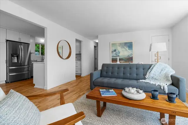 Plenty of space for living and entertaining in this sizable great room