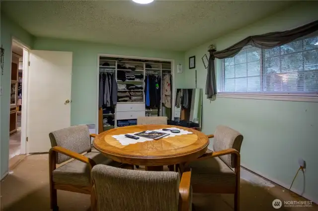 other large bedroom with    custom closet organization