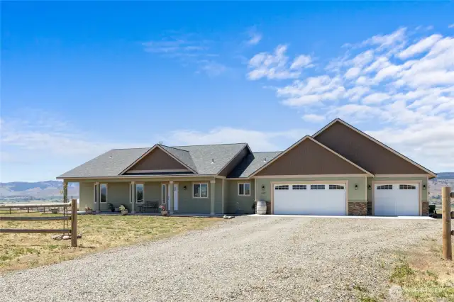 Lovely home with covered front entry and spacious 3 car garage!