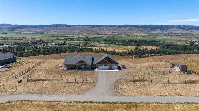 Home with expansive views.