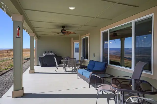 Covered Back Patio.