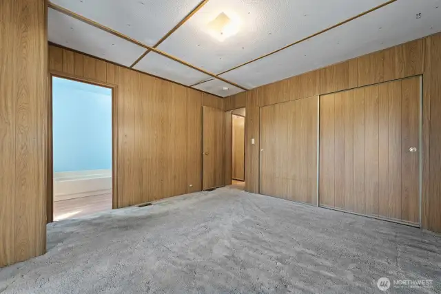 Primary bedroom features an en-suite bathroom.