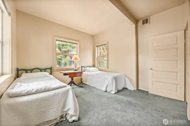 The second bedroom offers ample space for guests or family, complete with a generous closet and plenty of natural light—comfortable and versatile.