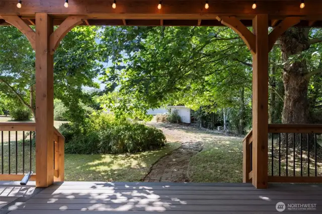 Brickway out to Sauna