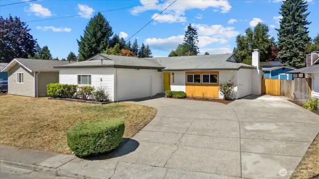 Easy-maintenance landscaping with plenty of driveway parking. Room for RV. Newer furnace for added comfort and efficiency.