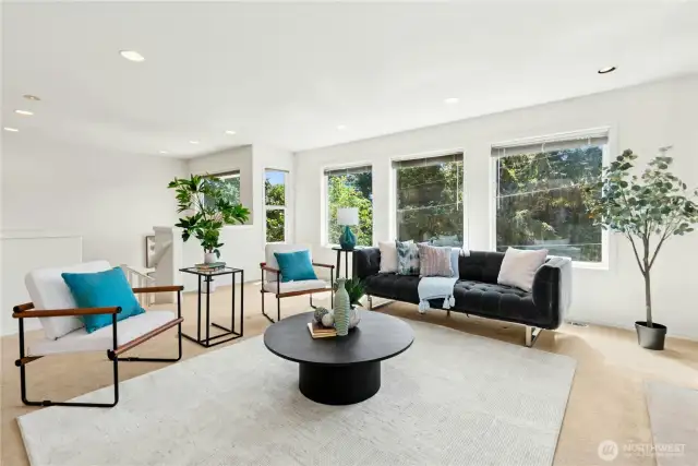 livingroom with lots of light