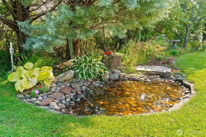 Water feature.