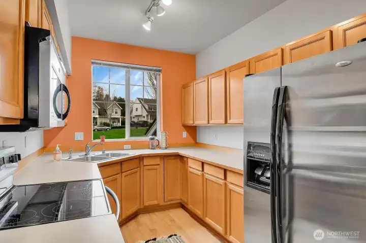 All appliances stay including full sized W/D.