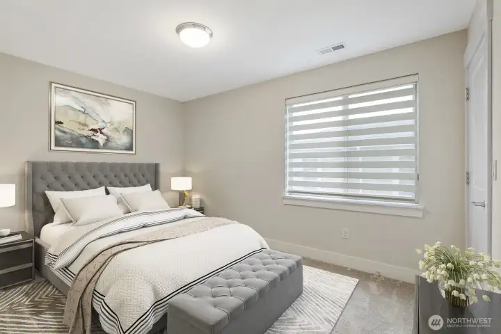 Virtually staged to show an example of how the space could be used.