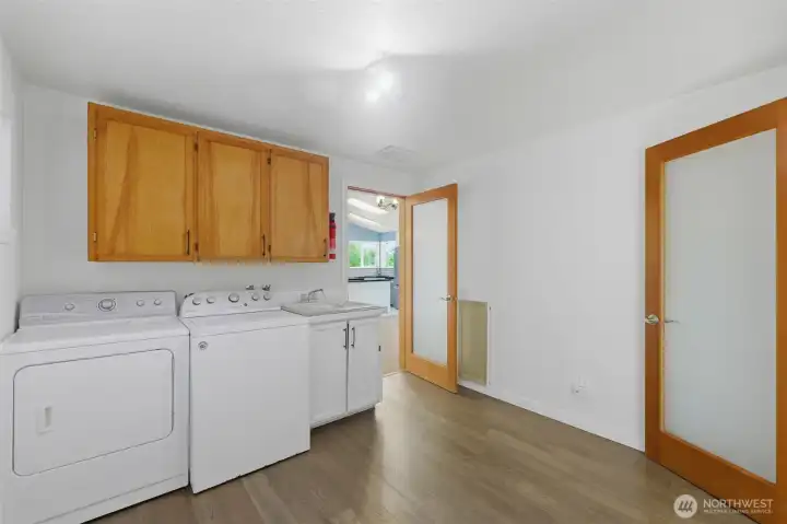 Main house laundry/mud room