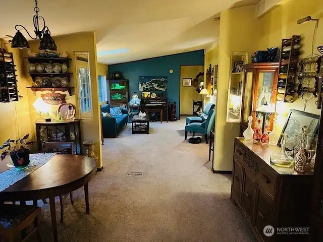 Dining room view from kitchen