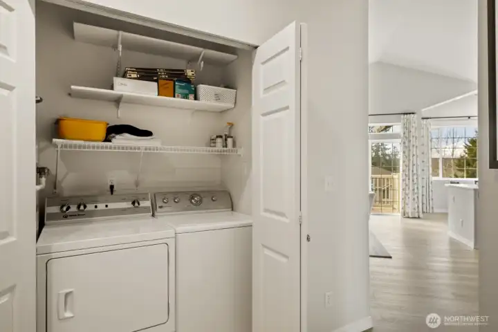 In-unit laundry included!