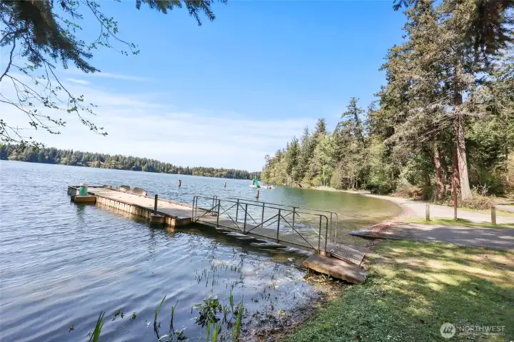 Multiple docks and boat launches