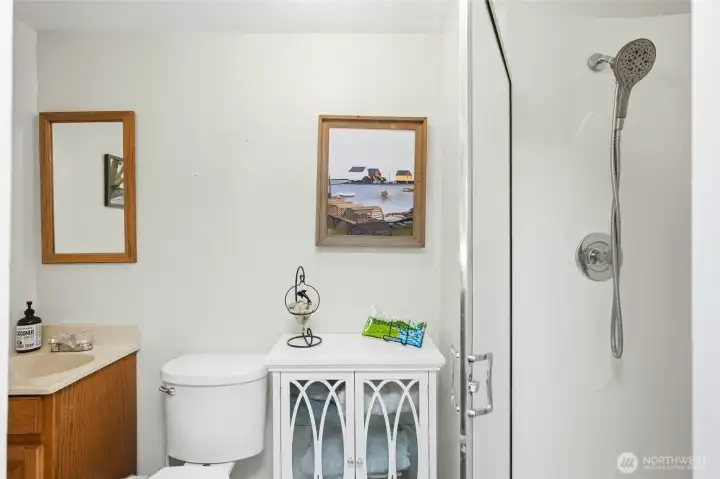 Basement bedrooms have their own 3/4 bath downstairs.