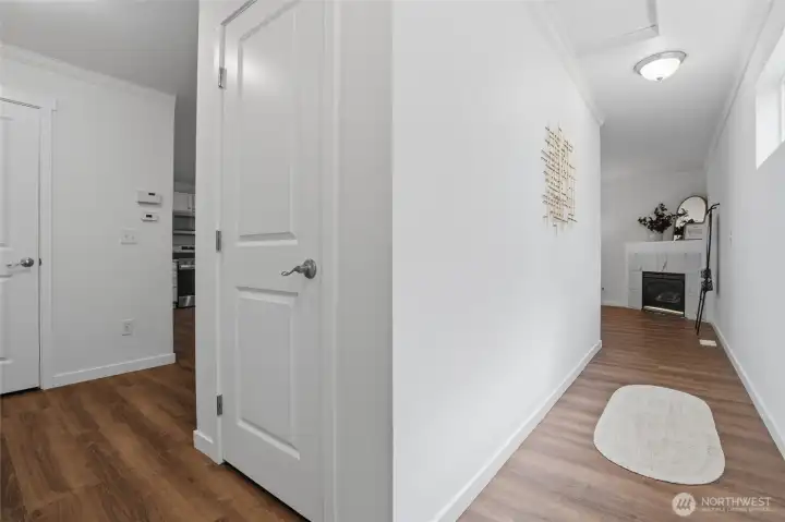 Entrance into the home