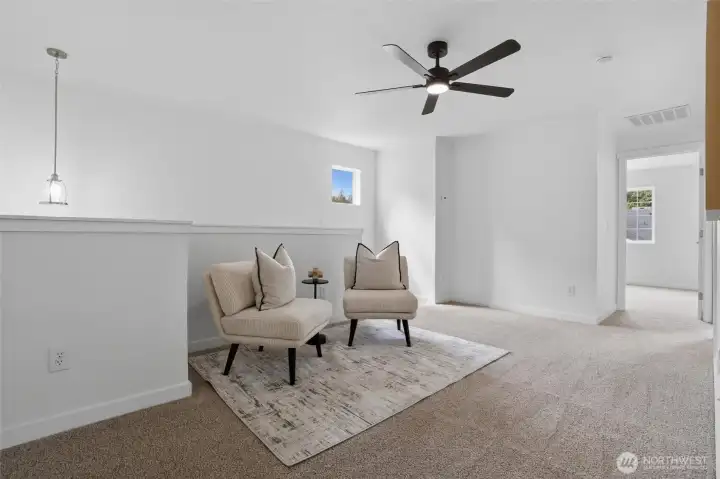 landing area/bonus room