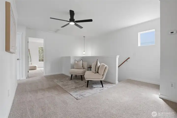 landing area/bonus room