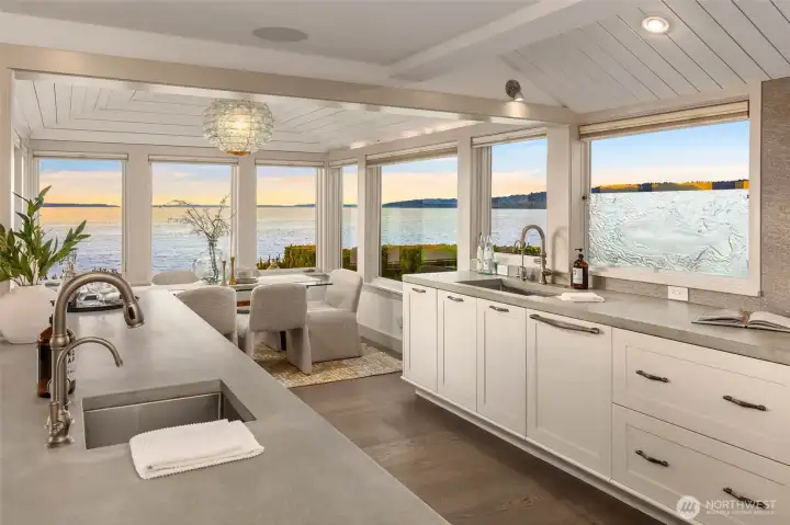 Kitchen with another dining area or could be used as a lounge space.