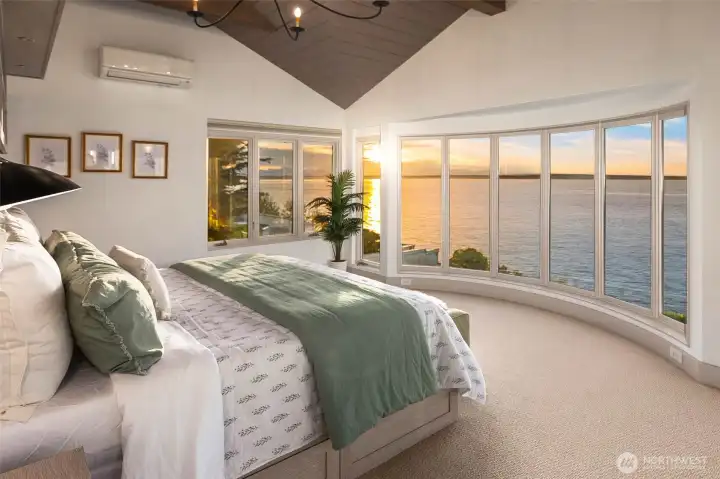 Primary suite is its own private sanctuary. Wake up to the sound of gentle waves and panoramic views.