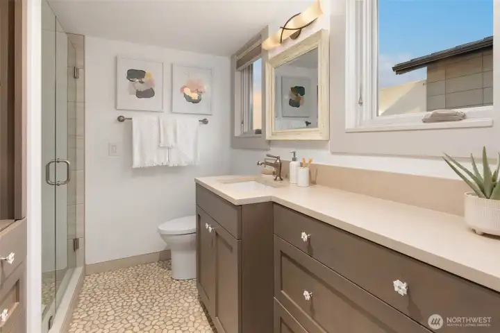 Bathroom in the 2nd upstairs bedroom.