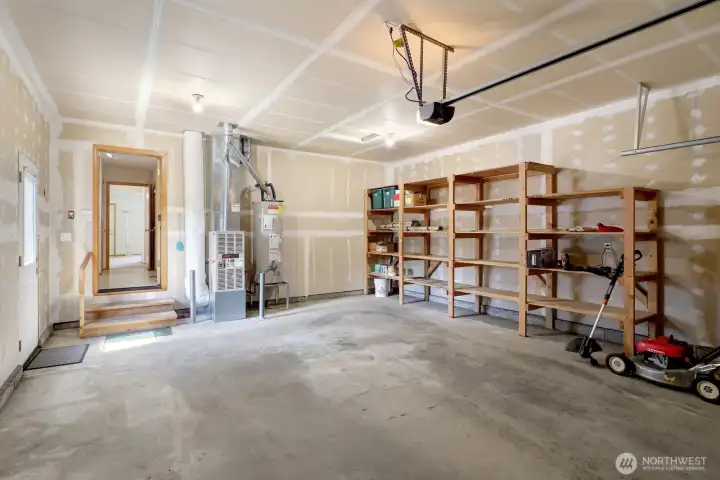 Built in storage is included.