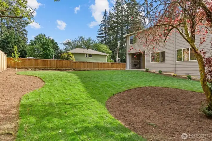 Fully Fenced Yard