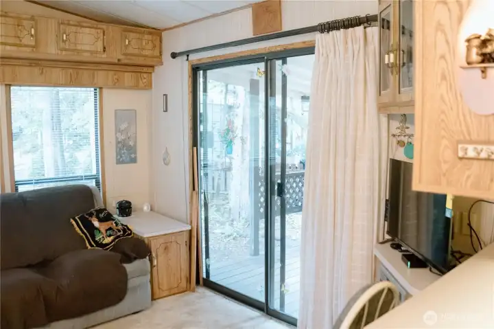 Entry door from Kitchen