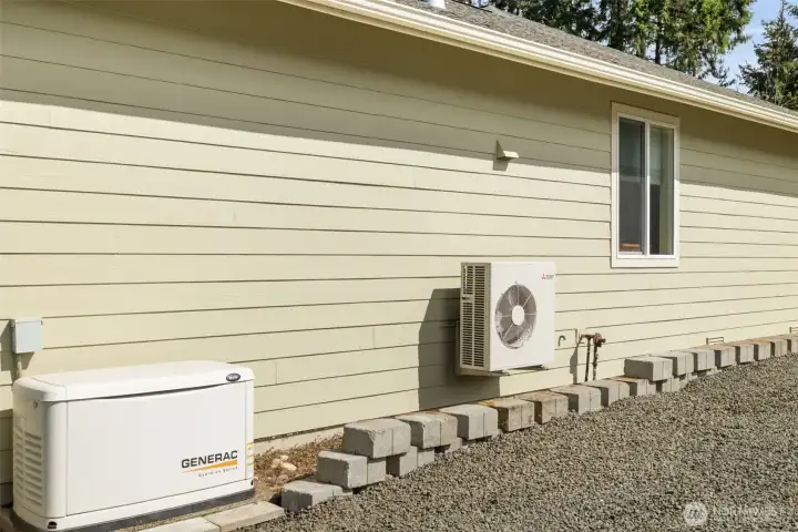 Comfort and peace of mind are built in, with a Generac automatic whole house generator and central air conditioning adding practical value that buyers will appreciate year round.