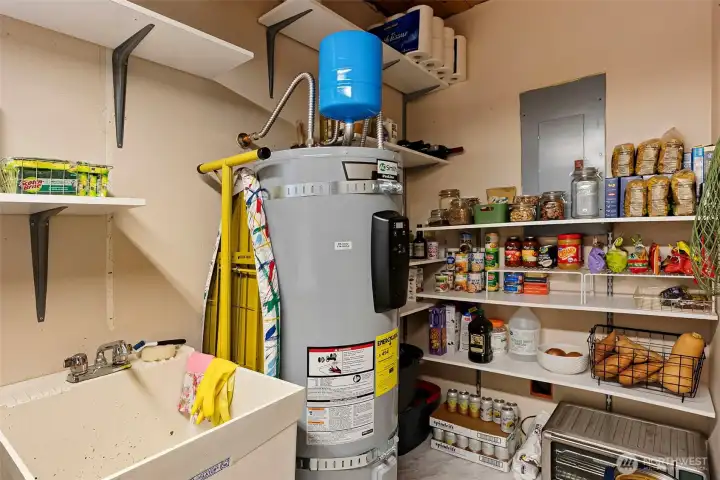 Another look at the laundry room/pantry. Who doesn't love a utility sink for those jobs that are too big or messy for the kitchen sink. Another look at the laundry room/pantry. Who doesn't love a utility sink for those jobs that are too big or messy for the kitchen sink.