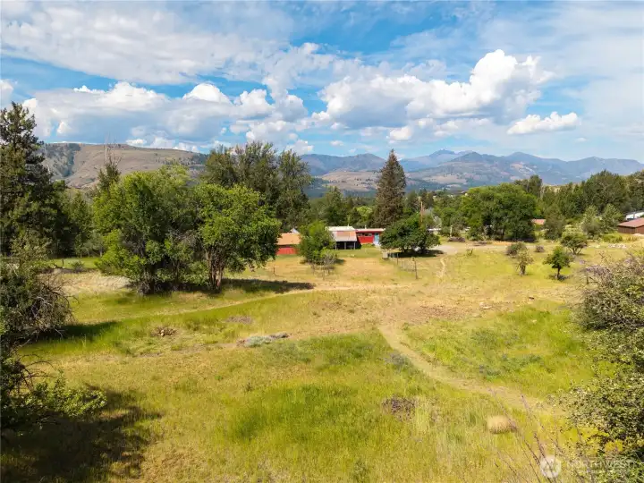 Mountain view from East side of the lot
