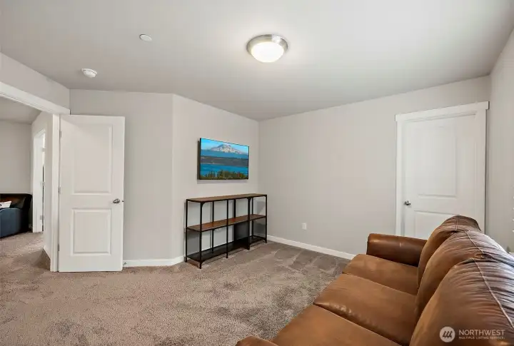 The home offers 4 big bedrooms with large closets - this room includes a walk-in closet The home offers 4 big bedrooms with large closets - this room includes a walk-in closet