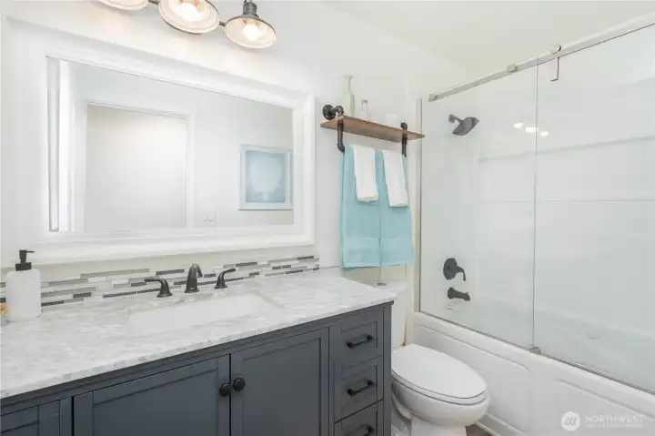 Full Bathroom on main with modern finished