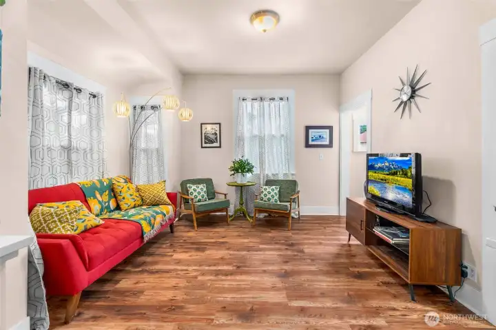Living Room view towards front of home